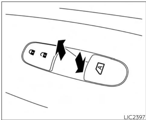NISSAN Murano (2022) - Verrouillage des glaces des passagers - 1