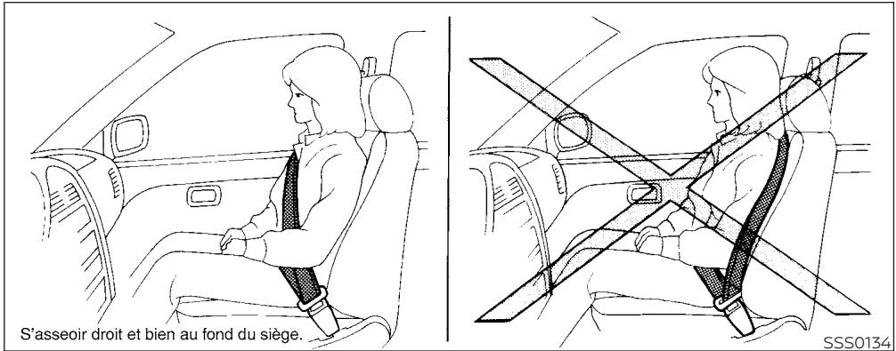 NISSAN Murano (2022) - Precautions concernant l'utilisation des ceintures de securite - 2
