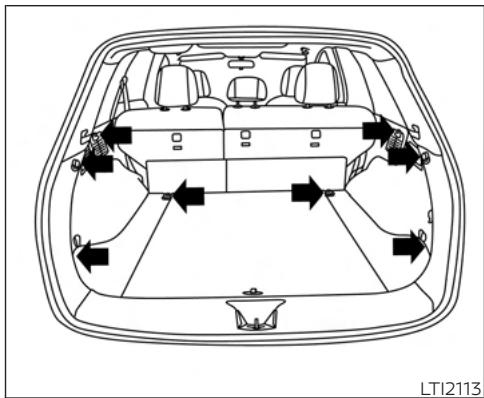 NISSAN Murano (2022) - BAC de rangement de l'aire de chargement - 1
