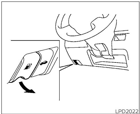 NISSAN Murano (2022) - TRAPPE du réservoir de carburant - 1