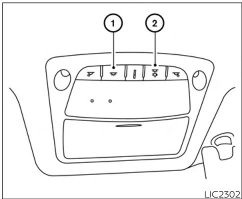 NISSAN Murano (2022) - Si le toit ouvrant transparent ne se ferme pas - 1