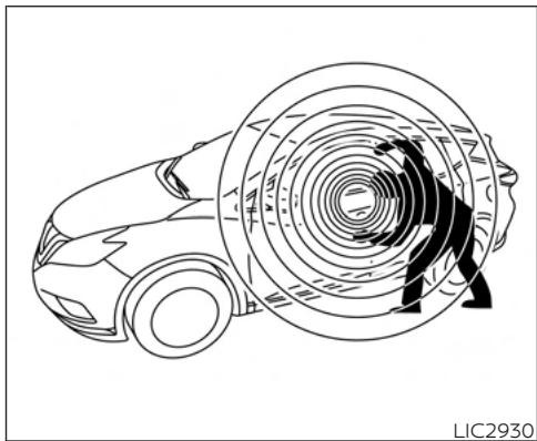 NISSAN Murano (2022) - Témoin de détection du véhicule suivi - 1