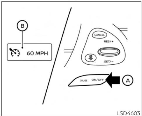 NISSAN Murano (2022) - Contacteurs du mode classique (vitesse stable) du régulateur de vitesse - 2