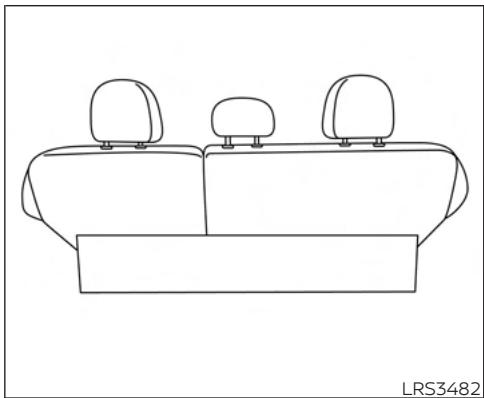 NISSAN Murano (2022) - Pour rabattre les dossiers de siège : - 1