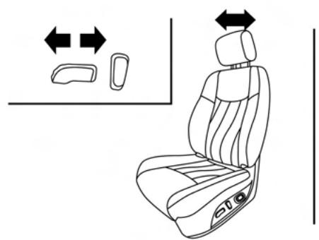 NISSAN Murano (2022) - Commande de réglage de la hauteur du siège (siège du conducteur) - 1