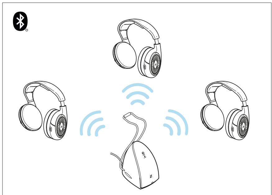 SENNHEISER RS120W - Informations sur la connexion sans fil - 1