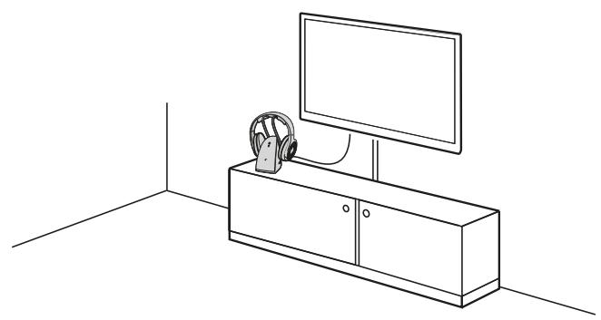 SENNHEISER RS120W - Placer l'émetteur - 1