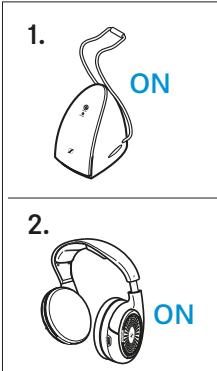 SENNHEISER RS120W - Appairer le casque - 1