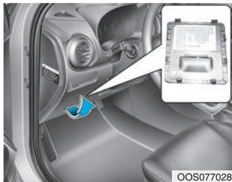 HYUNDAI Kona (2017-2020) - Remplacement de fusibles du tableau de bord - 1