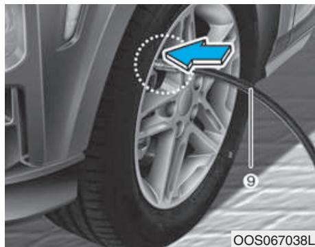 HYUNDAI Kona (2017-2020) - Vérification de la pression de gonflage du pneu - 1