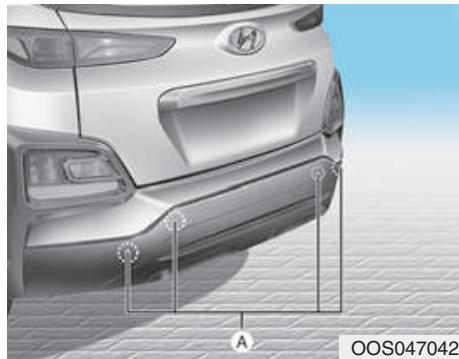 HYUNDAI Kona (2017-2020) - Système d'aide au stationnement (marche arrière) (le cas échéant) - 1