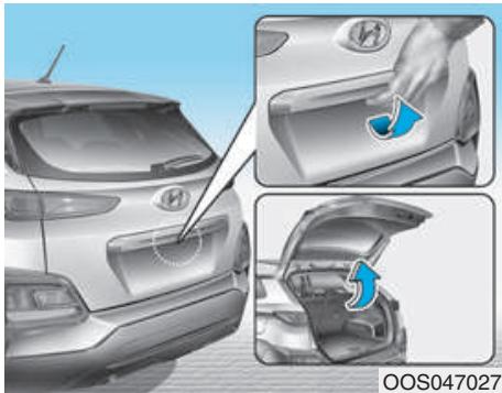 HYUNDAI Kona (2017-2020) - Ouverture du hayon - 1