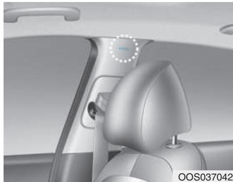 HYUNDAI Kona (2017-2020) - Airbags rideaux (le cas échéant) - 1