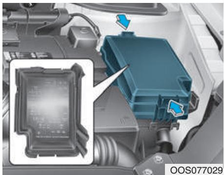 HYUNDAI Kona (2017-2020) - Panneau de fusibles du compartmentement moteur - 1