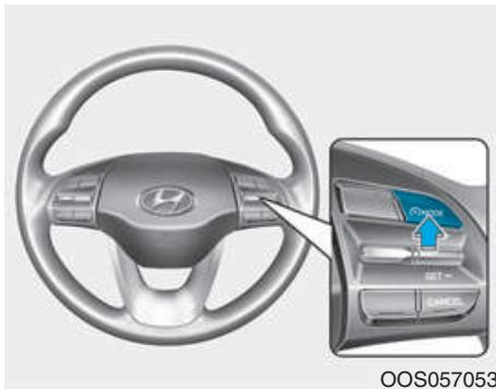 HYUNDAI Kona (2017-2020) - Pour régler la limite de vitesse - 4
