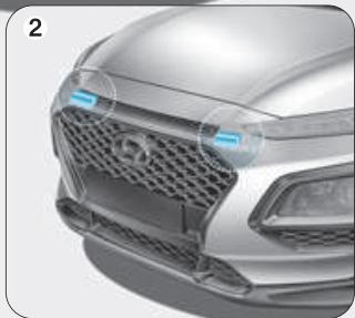 HYUNDAI Kona (2017-2020) - AVERTISSEMENT - 3