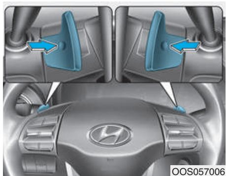 HYUNDAI Kona (2017-2020) - Sélecteur au volant (le cas échéant) - 1