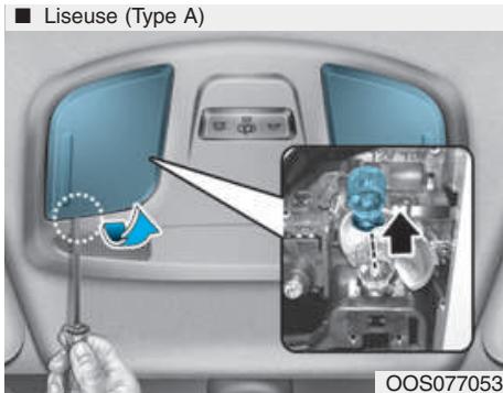 HYUNDAI Kona (2017-2020) - Remplacement de l'ampoule de l'éclairage interieur - 1