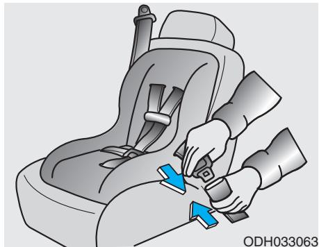 HYUNDAI Kona (2017-2020) - Installation d'un dispositif de retenue infant avec une ceinture 3 points - 2