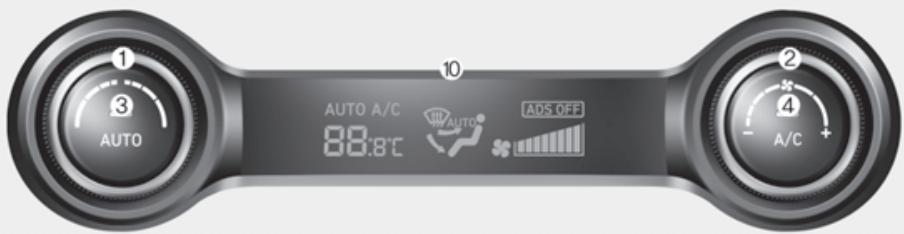 HYUNDAI Kona (2017-2020) - SYSTEME DE CLIMATISATION AUTOMATIQUE (LE CAS ÉCHÉANT) - 1