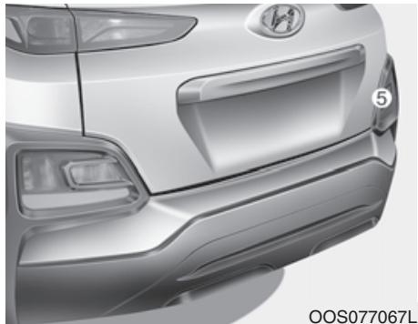 HYUNDAI Kona (2017-2020) - Remplacement de l'ampoule du feu multifonction arrière - 3
