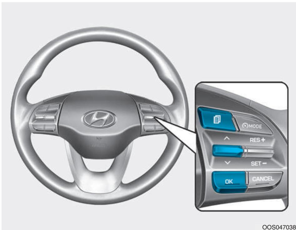 HYUNDAI Kona (2017-2020) - Commandes de l'écran LCD - 1