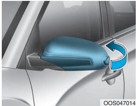 HYUNDAI Kona (2017-2020) - Rabattage des rétroviseurs extérieurs - 1