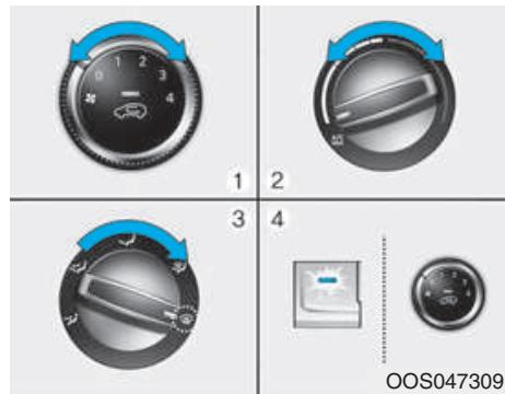 HYUNDAI Kona (2017-2020) - Pour dégivrer le pare-brise interieur - 1