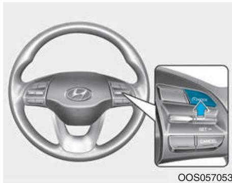 HYUNDAI Kona (2017-2020) - Pour régler la limite de vitesse - 1