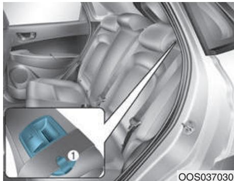 HYUNDAI Kona (2017-2020) - Installation d'un dispositif de retenue infant avec une ceinture 3 points - 1
