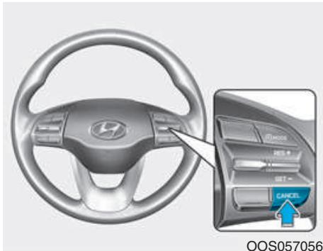 HYUNDAI Kona (2017-2020) - Le système se désactive dans les cas suivants : - 1