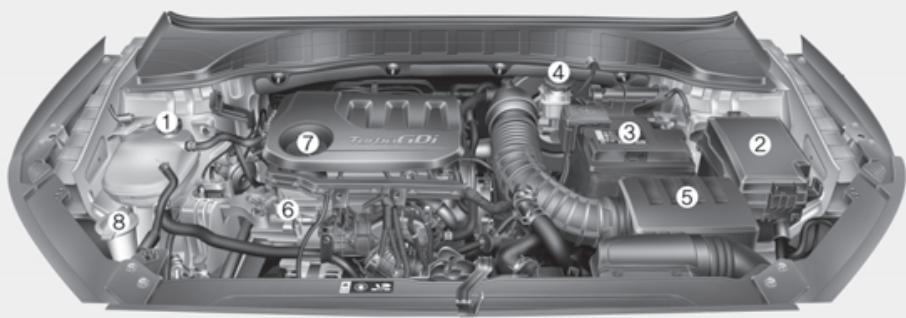 HYUNDAI Kona (2017-2020) - COMPARTIMENT MOTEUR - 1
