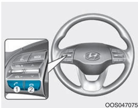 HYUNDAI Kona (2017-2020) - Mode mains libres Bluetooth® Wireless Technology - 1