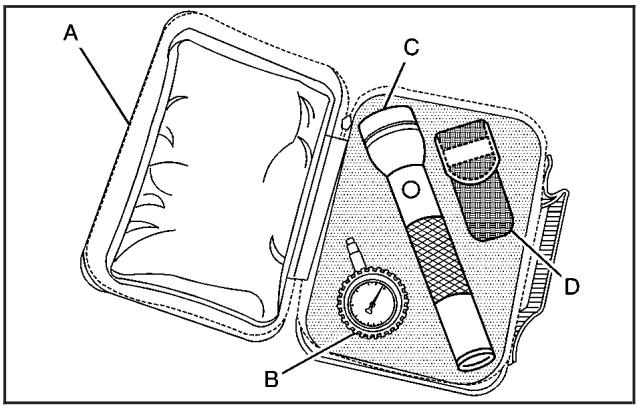 Hummer H2 (2007) - Trousse de premiers soins et trousse à outils - 2