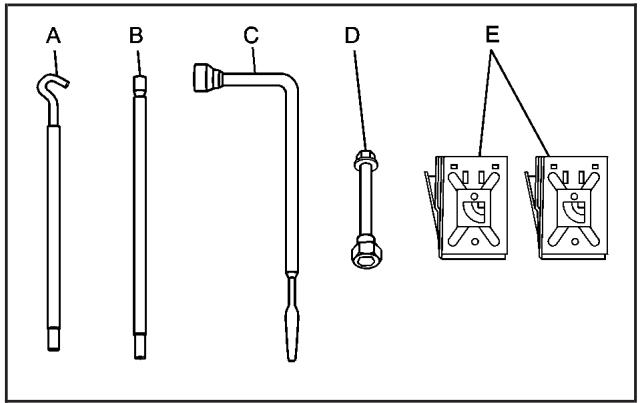 Hummer H2 (2007) - Dépose du pneu de secours et des outils (SUT) - 2