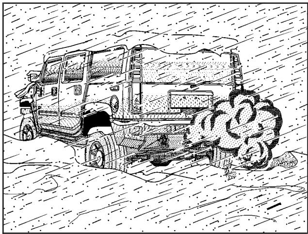 Hummer H2 (2007) - Si vous êtes surpris par un tempête de neige - 1