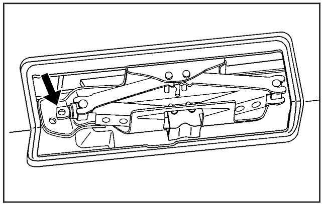 Hummer H2 (2007) - Rangement du cric et des outils - 1