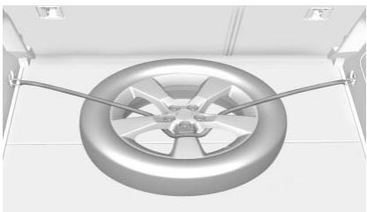 Buick Encore (2019) - Rangement du pneu dégonfle et des outils - 1