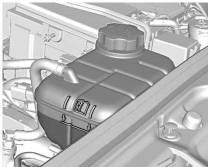 Buick Encore (2019) - Vérification du niveau de liquide de refroidissement - 1