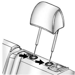 Buick Encore (2019) - Dépose et repose de l'appuie-tête - 1