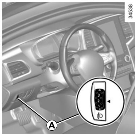 RENAULT Talisman (2015-2020) - RéGLAGE ÉLECTRIQUE DE LA HAUTEUR DES FAISCEAUX - 1