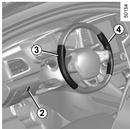 RENAULT Talisman (2015-2020) - Réglage en hauteur et en profondeur du volant - 2
