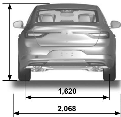RENAULT Talisman (2015-2020) - DIMENSIONS (en metres) (1/2) - 4