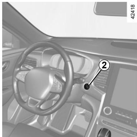 RENAULT Talisman (2015-2020) - DÉMARRAGE, ARRÊT DU MOTEUR : vehicule avec carte RENAULT (1/3) - 2