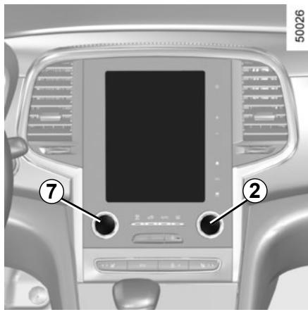RENAULT Talisman (2015-2020) - CLIMATISATION AUTOMATIQUE : Commandes A (2/5) - 1