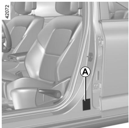 RENAULT Talisman (2015-2020) - PRESSIONS DE GONFLAGE DES PNEUMATIQUES (1/2) - 1