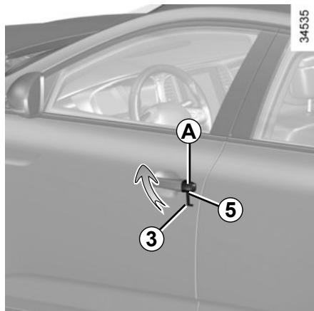 RENAULT Talisman (2015-2020) - Accès avec la clé 3 - 1