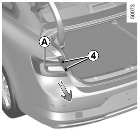 RENAULT Talisman (2015-2020) - FEUX ARRIÈRE ET LATERAUX : remplacement des lampes (2/4) - 1