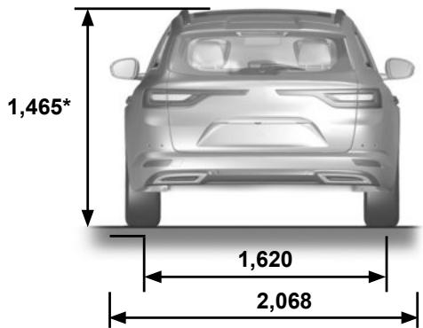 RENAULT Talisman (2015-2020) - DIMENSIONS (en metres) (2/2) - 3
