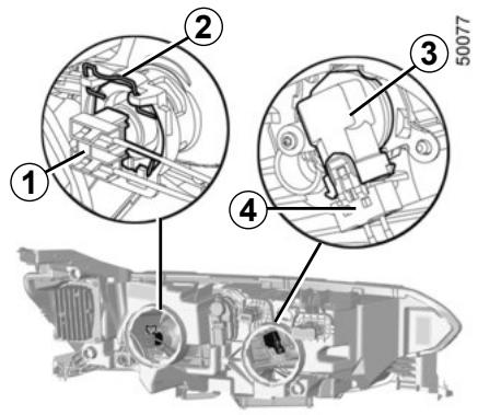 RENAULT Talisman (2015-2020) - PROJECTEURS AVANT : remplacement des lampes (1/2) - 2